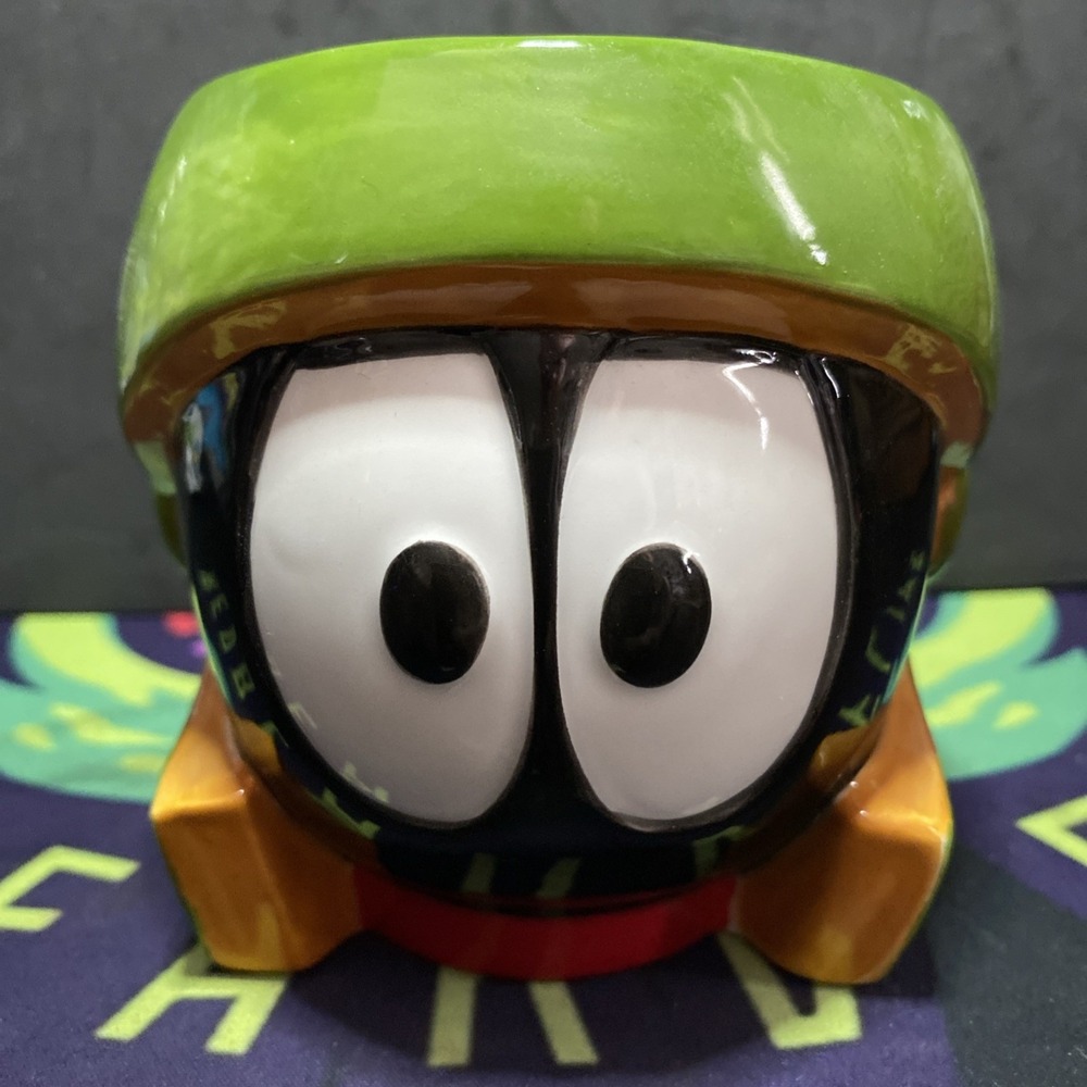 Marvin the Martian 3D Sculpted Coffee Mug Looney Tunes Applause 1992 Rare